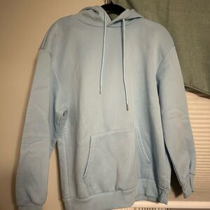 SHEIN Light Blue Women's Hoodie Whale Design Small